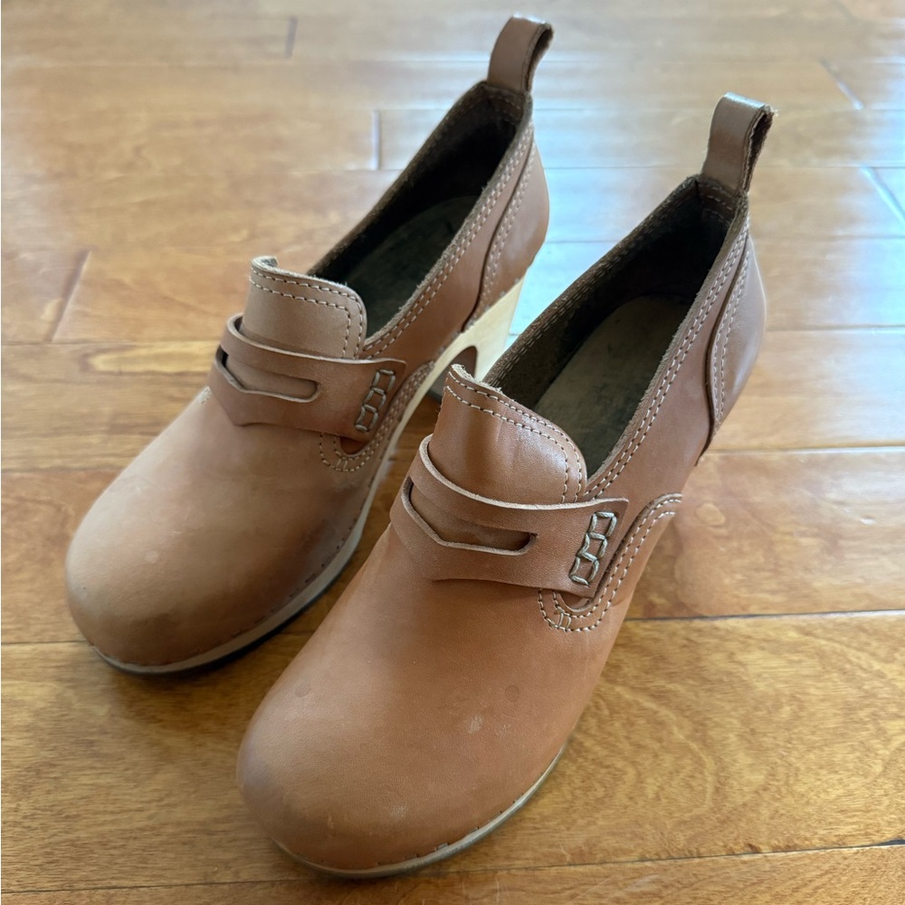 Swedish Hasbeens Oxford Loafer Natural Tan 39